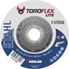 Toroflex Trennscheibe Metall Favorit 5-er Pack, Ø125 mm