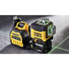 DeWalt 3x360 Multilinien Laser Grün als Basisversion, kompatibel mit 12V und 18V XR Akkus, DCE089NG18