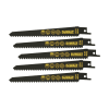 DEWALT HCS-Säbelsägeblatt Bi-Metall für Holz, für feine & schnelle Kurvenschnitte, 152mm, DT2362