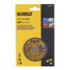 DeWalt High Performance Trennscheibe 76x1,6x9,5 mm Inox und Metall Typ 41 (flach), DT20592