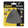 DeWalt EXTREME Schleifgitter 93 x 93mm K240, 5 Stück, DTM3095