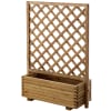 Jorkisch Römö Mini-Rankpflanzkübel, 41X101,5X149,5 CM, KDI, mit geradem Gitter
