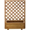 Jorkisch Römö Mini-Rankpflanzkübel, 41X101,5X149,5 CM, KDI, mit geradem Gitter