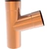 Fallrohrabzweig Kupfer 72 Grad 80/80 mm
