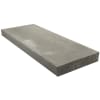 Godelmann GDM.TIEFBORD 100 x 8 x 40 cm, mit Fase nativo - unbearbeitet Grau