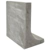 Godelmann GDM.TETRAGO L-wall 55 x 50 x 30 x 8 cm, nativo, Grau