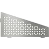 Schlüter-SHELF-E-S3 154x295mm Floral edelstahl gebürstet SES3D5EB