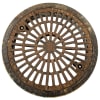 Schachtabdeckung Klasse B, Einlaufrost, BeGu-Rahmen/Guss-Deckel, verriegelbar, ohne Scharnier