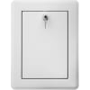 Upmann Wäscheschachtklappe V2A gebürstet 246x340mm mit Kippmulde