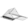 Upmann Dohlengitter 345x300mm, Edelstahl V2A
