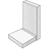 Hieber Winkelstützelement Stahlbeton grau, Lastfall 1-2 und 4-5, L x H 50 x 130 cm Fußlänge 70 cm