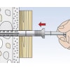 fischer Nageldübel N 6 x 40 FN, 50 St.