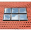 VELUX Kombi-Eindeckrahmen 16/10 EKB CK06 0004HE Biber Doppeld. Alu, oben links