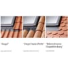 VELUX Eindeckrahmen EFJ SK10 0012 Ziegel vertieft Alu