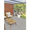 casafino keramische Terrassenplatte Steinoptik Solis Grau, 60 x 60 x 2 cm