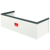 ACO Therm Lichtschacht/Aufstockelement 100x40x32 cm höhenverstellbar 3-30 cm, VK-Set