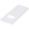 DENK Abdeckplatte Kunststoff Weiß H=10,5 für Mauerkasten