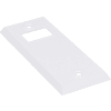 DENK Abdeckplatte Kunststoff Weiß H=10,5 für Mauerkasten