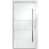 casafino Haustür NIMBOS N180 9016M 1100x2100 mm DIN Rechts