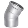 Sita Attika Bogen Edelstahl DN/OD 70/75 87,5 Grad mit einseitiger Steckmuffe