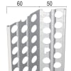 Protektor Kantenprofil für Wärmedämmputz 60 mm, eckiger Kopf