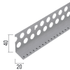 Protektor Sockelprofil für Innen- und Außenputz 20 mm