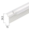 Protektor Anschlussprofil mit Schattenfuge für Trockenbau 15 mm GK 305 cm