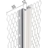 Protektor Dehnungsfugenprofil Nr. 7523 für Innen- und Außenputz ab 14 mm, Fläche/Ecke weiß 300 cm