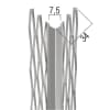 Protektor Kantenprofil für Innenputz 10 mm, eckiger Kopf 275 cm