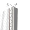 Protektor Anputzdichtleiste mit Schutzlippe, Gewebe für WDV-Systeme 6 mm