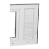 Mauthe Sonderfenster-Einsatz Lüftungsjalousie 60 cm Höhe