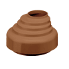 Protektor Übergang Regenfallrohr/Kanalrohrmuffe DN 75/DN 100 BD braun