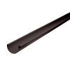 Protektor Dachrinne halbrund NW 125 BC dunkelbraun 200 cm