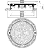 Schachtabdeckung D 400 LW 610 mm Guss/Guss ohne Ventilation/mit Einlage
