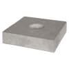Beton Abdeckplatte für Walu Endkappe mit Loch