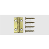 SWG Schatullenscharnier 16,5x30x0,65, vermessingt