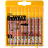 DeWalt10-tlg. Stichsägeblätter-Set für Metall, DT2292