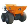 Minidumper BMD300 mit Rasenreifen und kleiner Mulde
