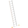 Layher Sprossenanlegeleiter Topic 1054 mit Traverse, 12 Sprossen, Länge 3,40 m