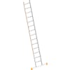 Layher Sprossenanlegeleiter Topic 1054 mit Traverse, 14 Sprossen, Länge 3,95 m