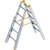 Layher Treppenstehleiter Topic 1061 5 Sprossen, Länge 1,55 m