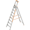 Layher Stufenstehleiter Topic 1064 8 Stufen Länge 2,7 m