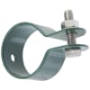 Schelle für Zaunstrebe PVC grün 34 mm