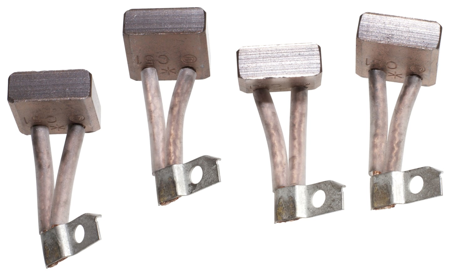 Bosch Kohlebürstensatz 12 V, 25 x 23 x 10 mm für Anlasser, 2 007 014 052