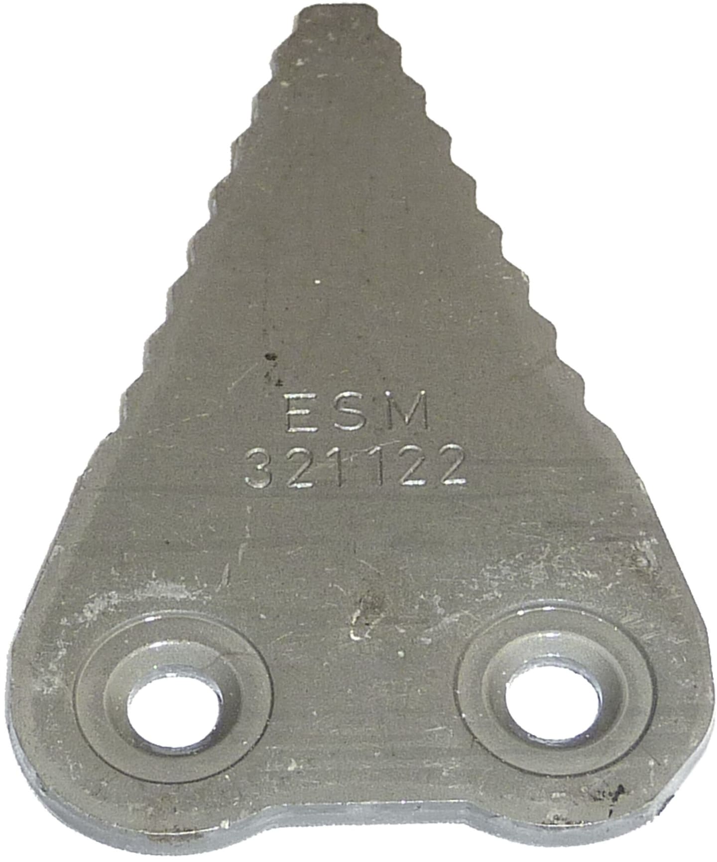 Carbodux® Messerklinge 63 x 47,5 x 2,5 mm, für Doppelmesser-Mähbalken Agria, ESM, Gutbrod, Tielbürger