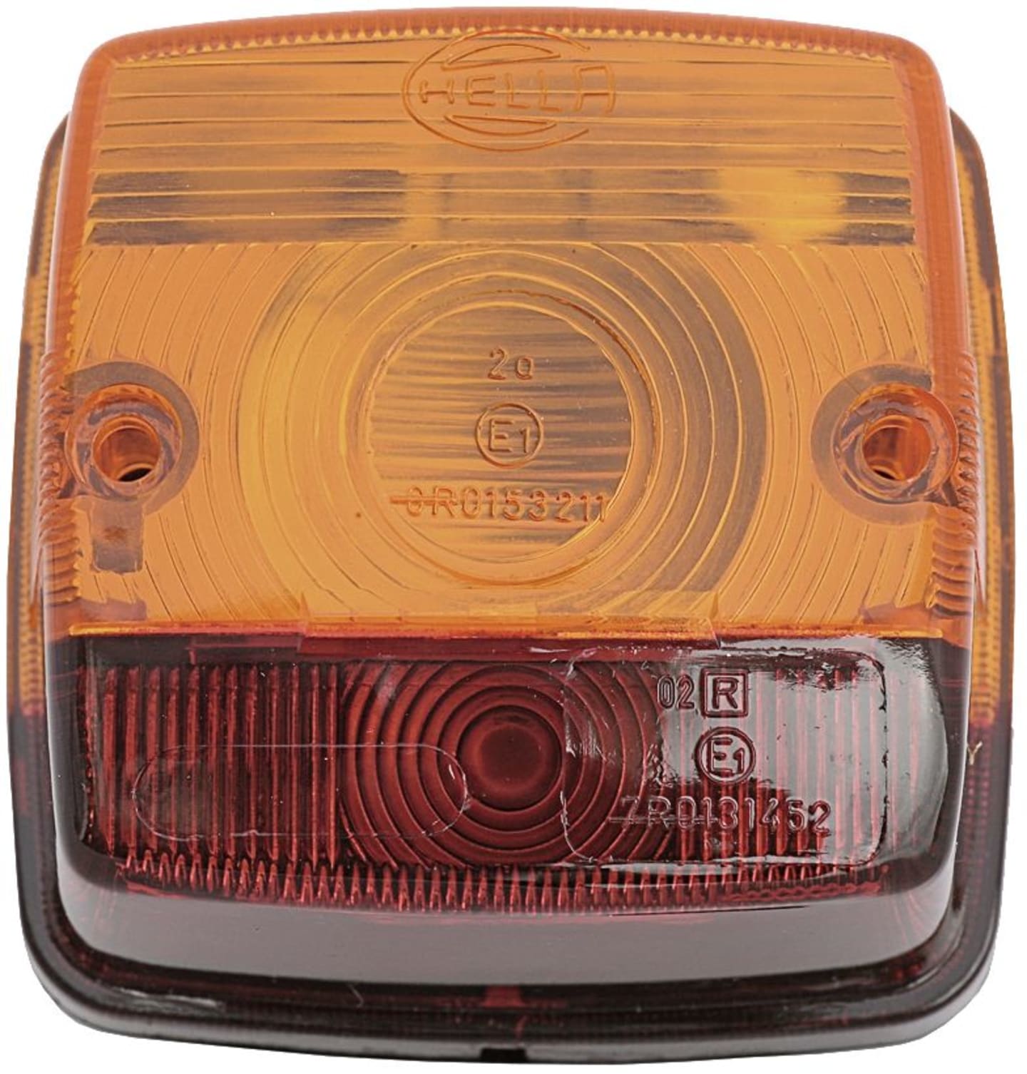 Hella® Lichtscheibe quadratisch, links/rechts, 84 x 84 mm, für Schlussleuchte, 9EL 115 003-011