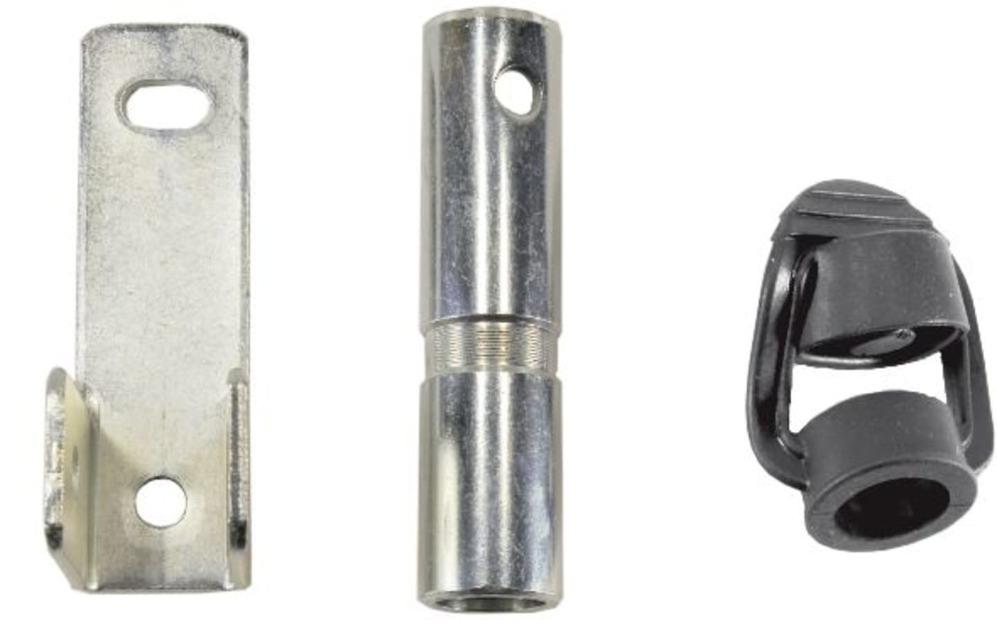 Hella® Aufsteckrohr gerade/verstellbar geschweißt; geschraubt für Rundumleuchten, Ø 24 mm, Länge 100 mm, 8HG 006 294-031