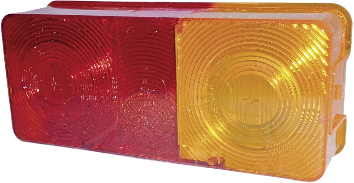 Hella® Lichtscheibe quadratisch, rechts, 170 x 75 mm, für Schlussleuchte, 9EL 112 741-001