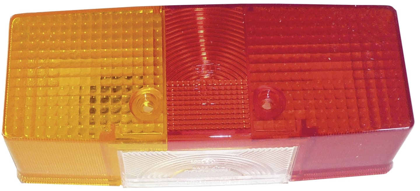 Hella® Lichtscheibe quadratisch, links/rechts, 158 x 64 mm für Schlussleuchte zum Einbau in den Halter