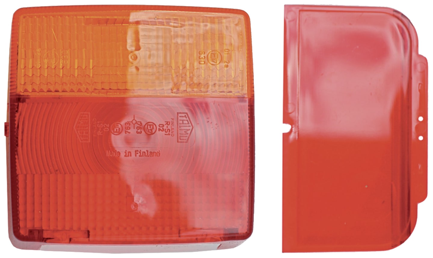 Hella® Lichtscheibe quadratisch, links/rechts, 102 x 98 mm, für Schlussleuchte, 9EL 129 519-001